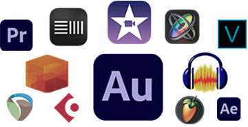 Поддержка софта для монтажа